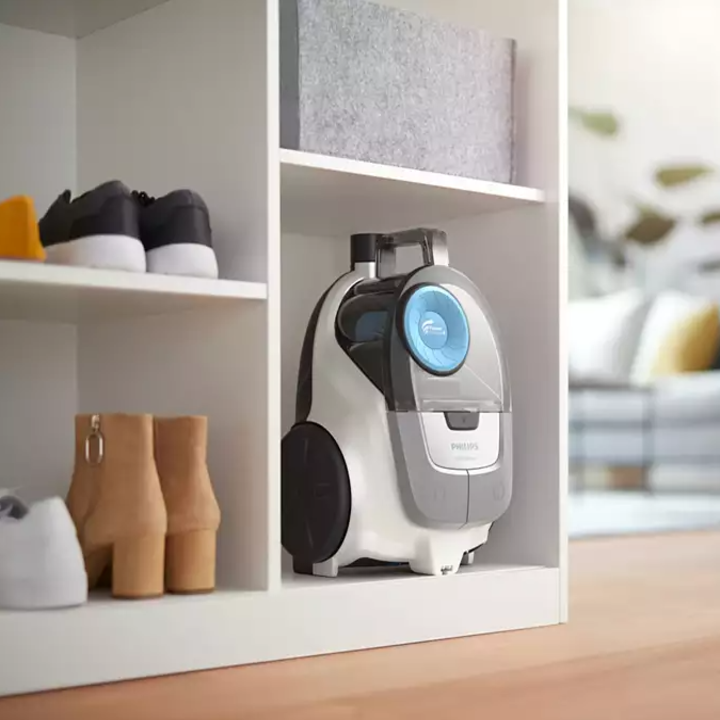 Máy hút bụi gia đình Philips công suất lớn 1500W có hộc chứa XB2023 /81 sử dụng công nghệ SuperCleanAir - Hàng nhập khẩu