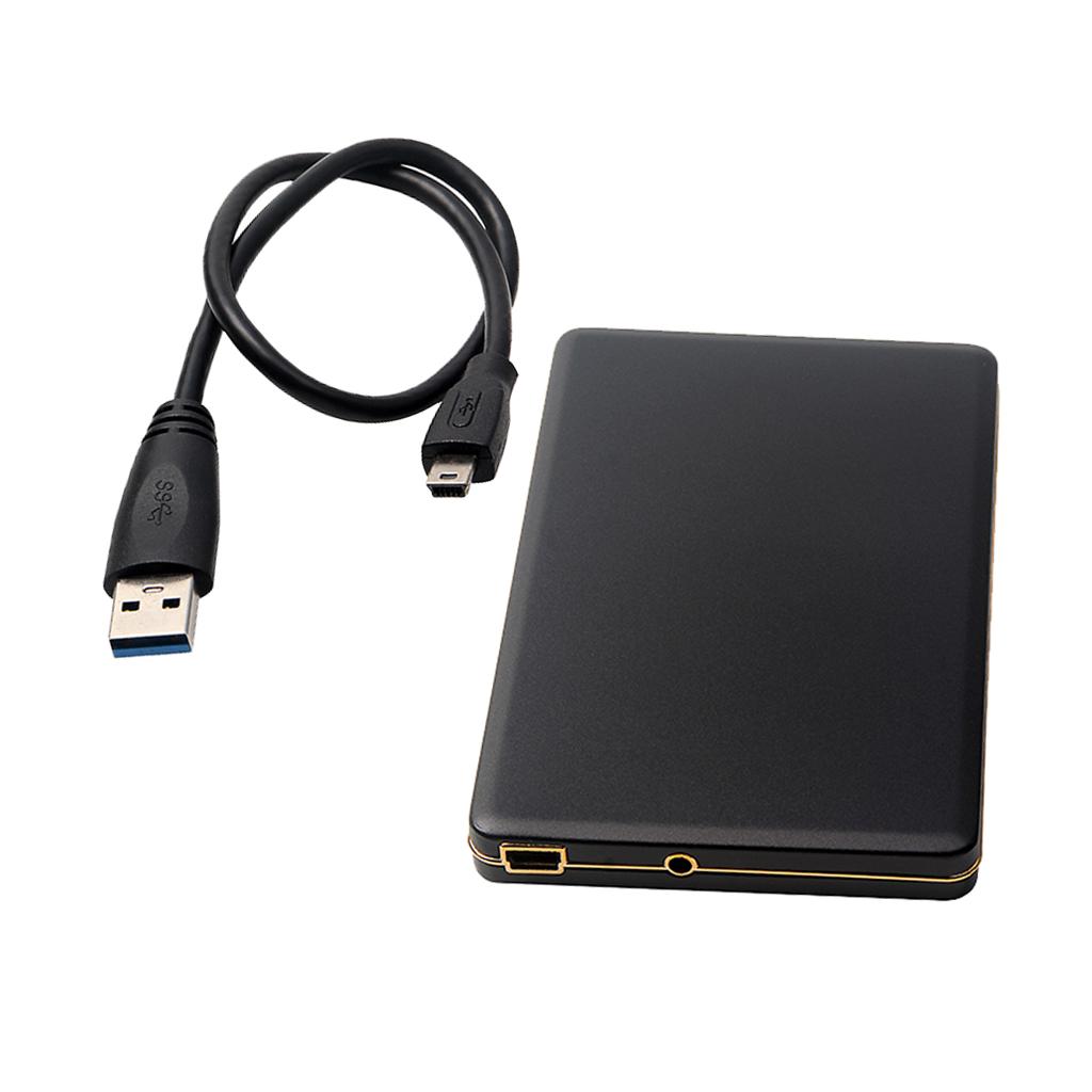 SATA to USB 3.0 Hard Disks SSD Housing Cover for WD5000MPCK / WD5000M22K, Downward Compatible for USB 2.0, 1.0