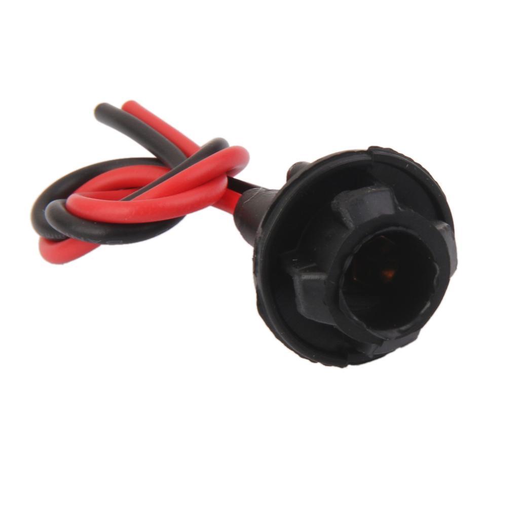 10 Motorcycle Car T10 Light Bulb Board Sockets Plug Connector Holder