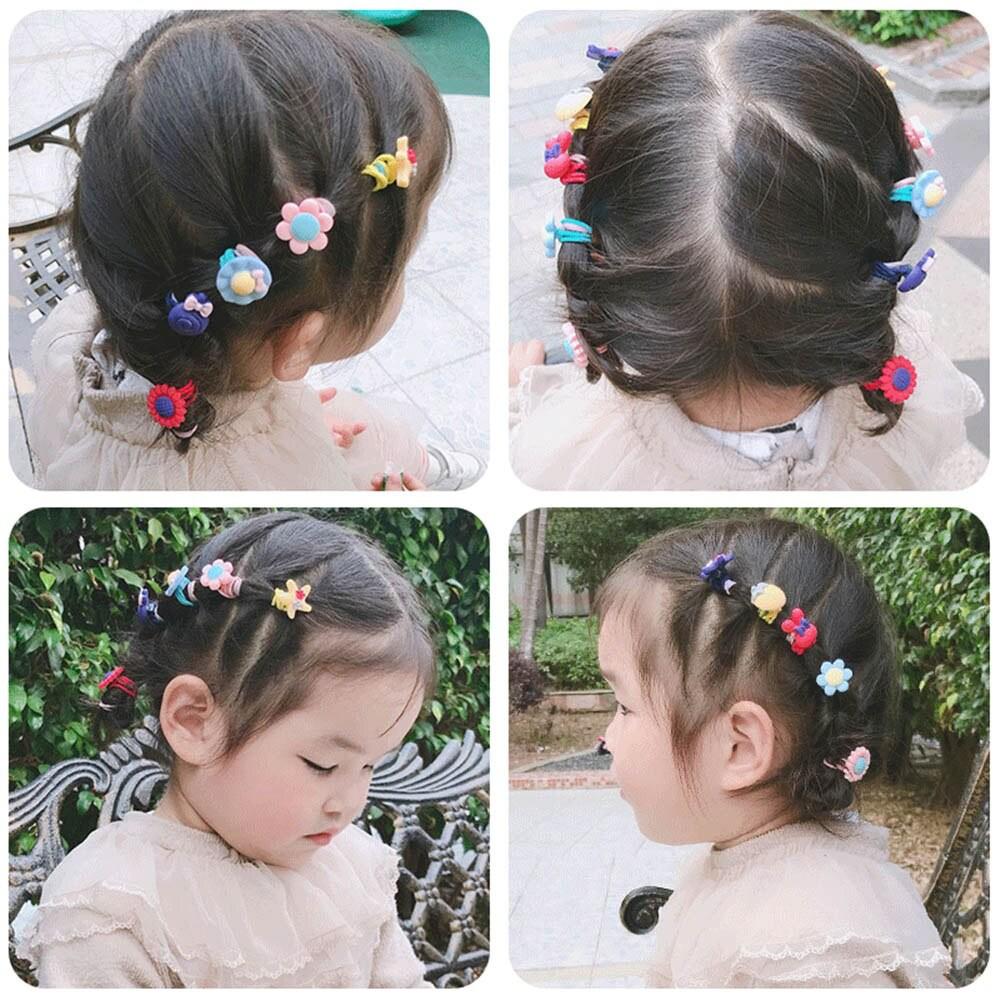 Kẹp tóc, cột tóc, dây buộc tóc set 780 chi tiết kẹp tóc cho bé, dây thun buột tóc không đau, dây chun nhiều màu