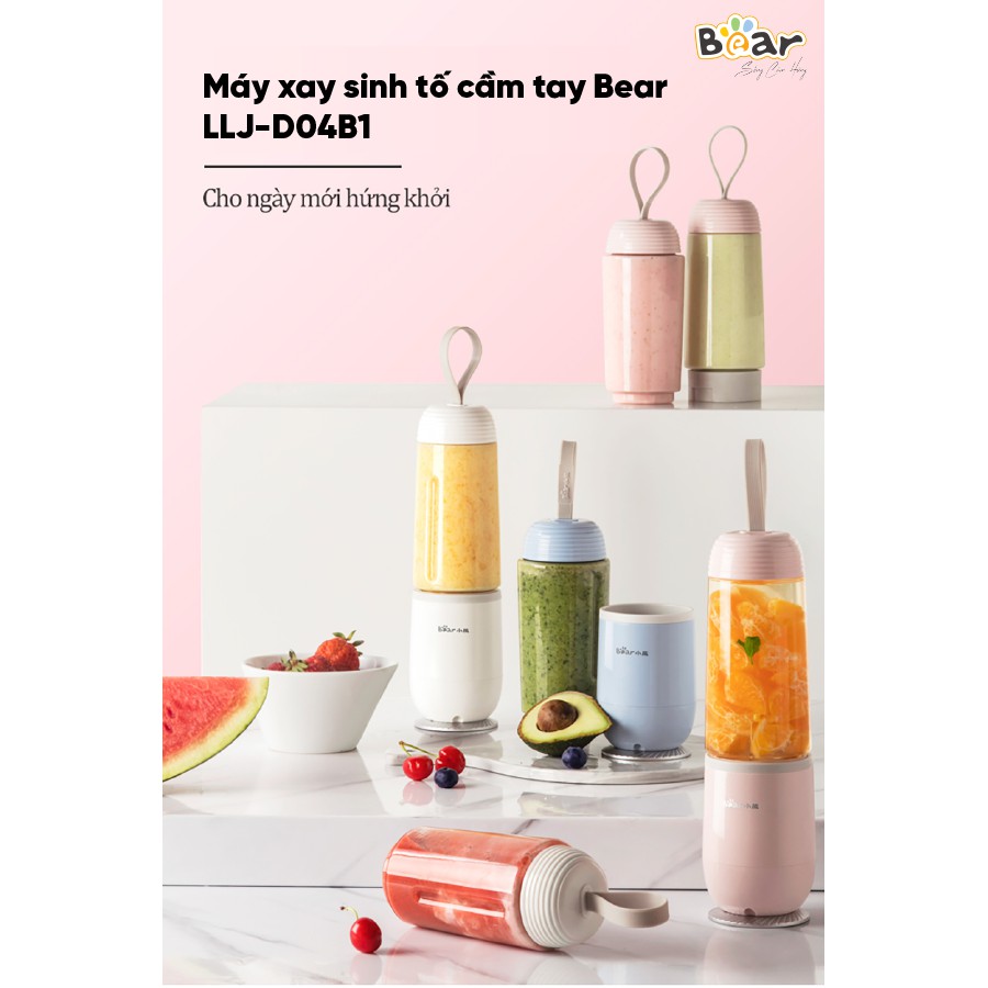 Máy xay sinh tố cầm tay Bear LLJ - D04B1 - Xay Hoa Quả