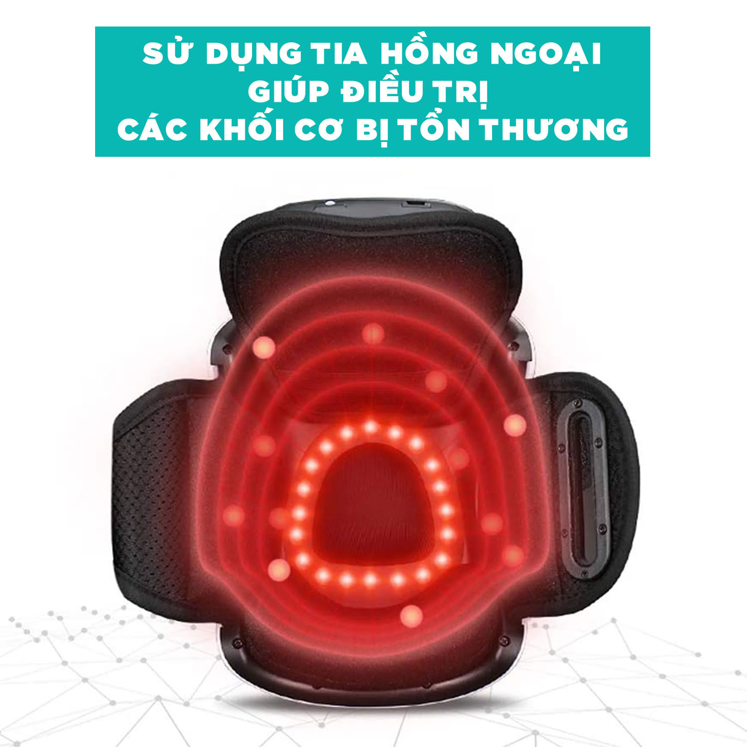 Máy massage đầu gối áp suất khí và tạo nóng chính hãng MZ-669C - máy massage các khớp gối cao cấp