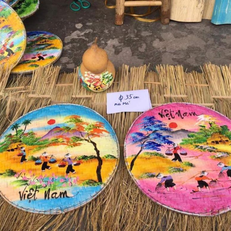 Combo 20 mẹt tre vẽ tranh (tranh phong cảnh trên mẹt tre) Combo 20 Mẹt Tre Vẽ Tranh (Tranh Phong Cảnh Trên Mẹt Tre)