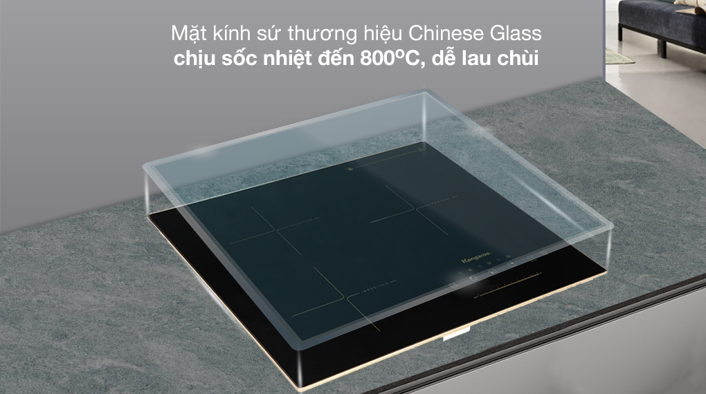 Bếp Từ Hồng Ngoại 3 Vùng Nấu Lắp Âm Kangaroo KG446i - Hàng Chính Hãng