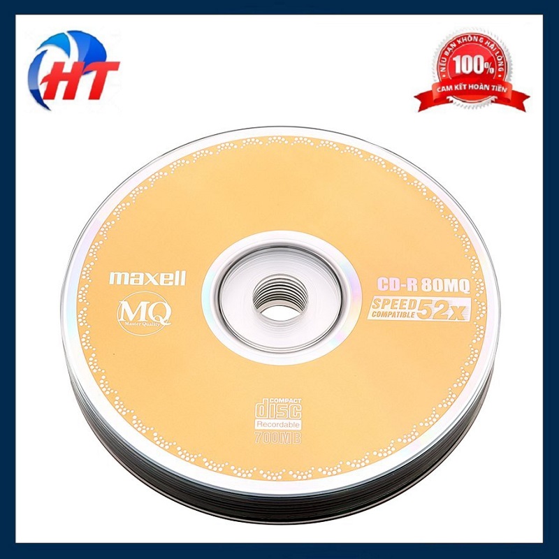 Đĩa trắng CD Maxell (Hộp 50c) - HT - HÀNG CHÍNH HÃNG