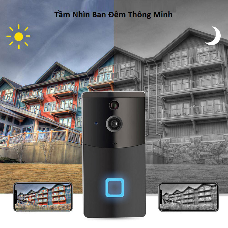 Chuông hình không dây kết nối điện thoại Smarsecur TY-1080P-L9