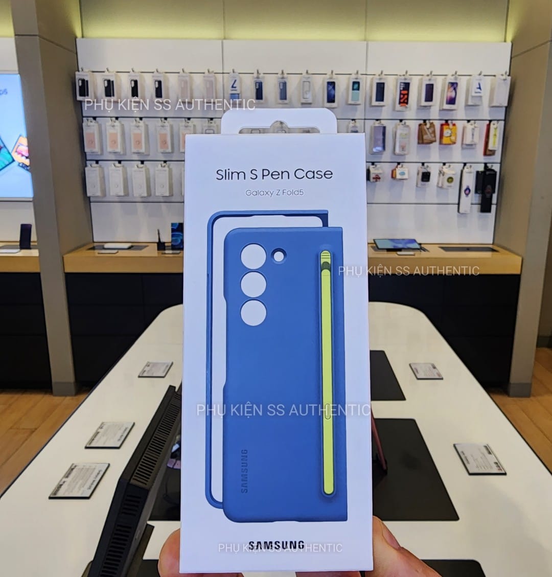 Ốp Samsung kèm Spen Fold 5 màu Xanh - Hàng Chính hãng