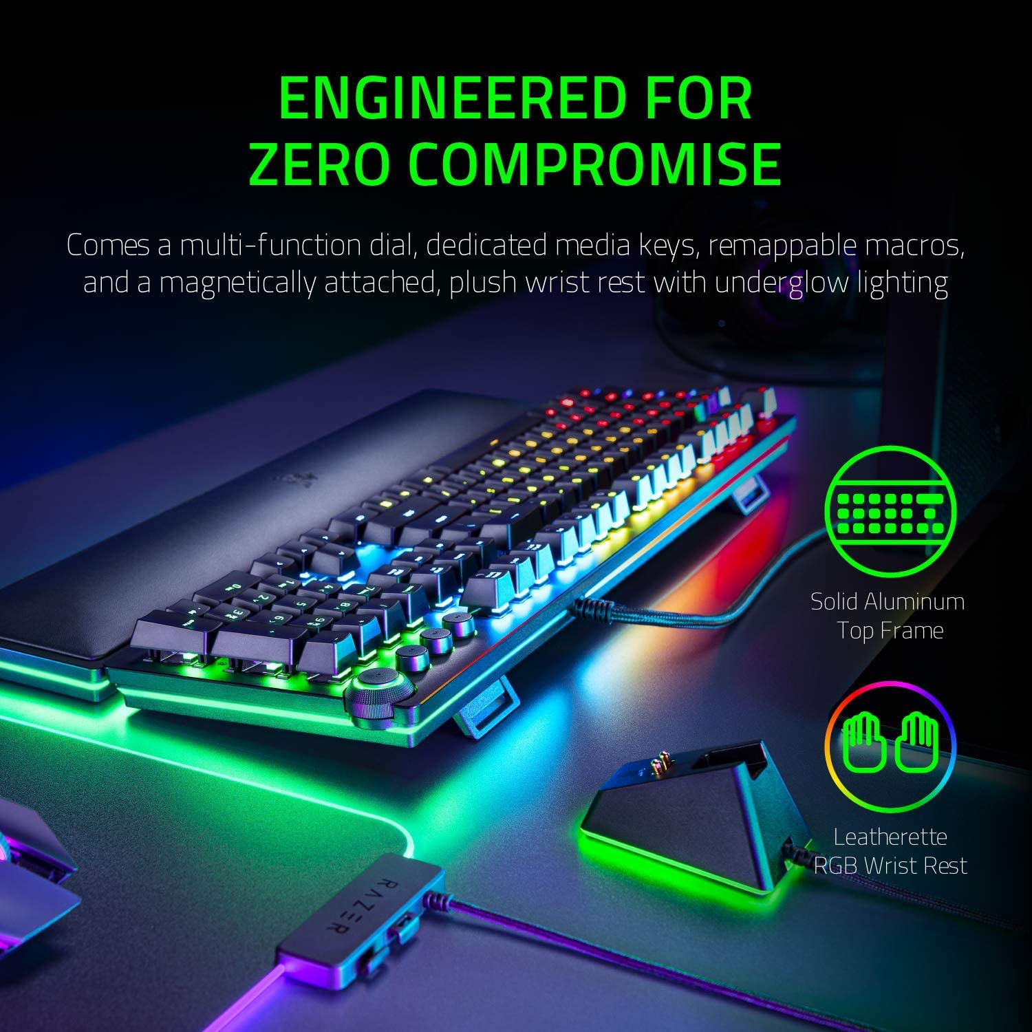 Bàn phím Razer Huntsman Elite-Linear Optical Switch_Hàng chính hãng