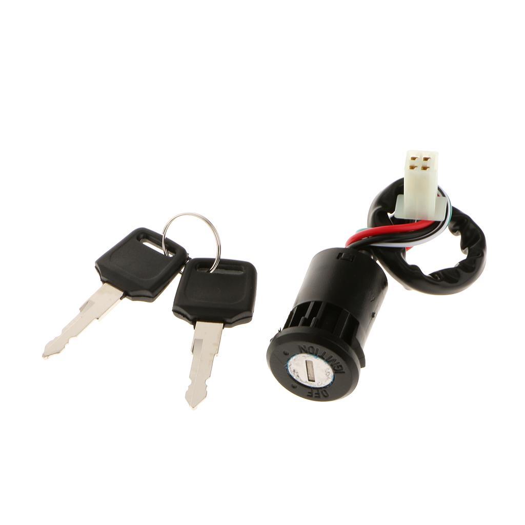 3x Ignition Switch Ignition Lock Cylinder Fit for ATV Quad & Dirt Bikes