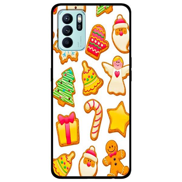 Ốp lưng dành cho Oppo Reno 6 - Reno 6 5G - Reno 6Z 5G - Họa Tiết Bánh Xmas