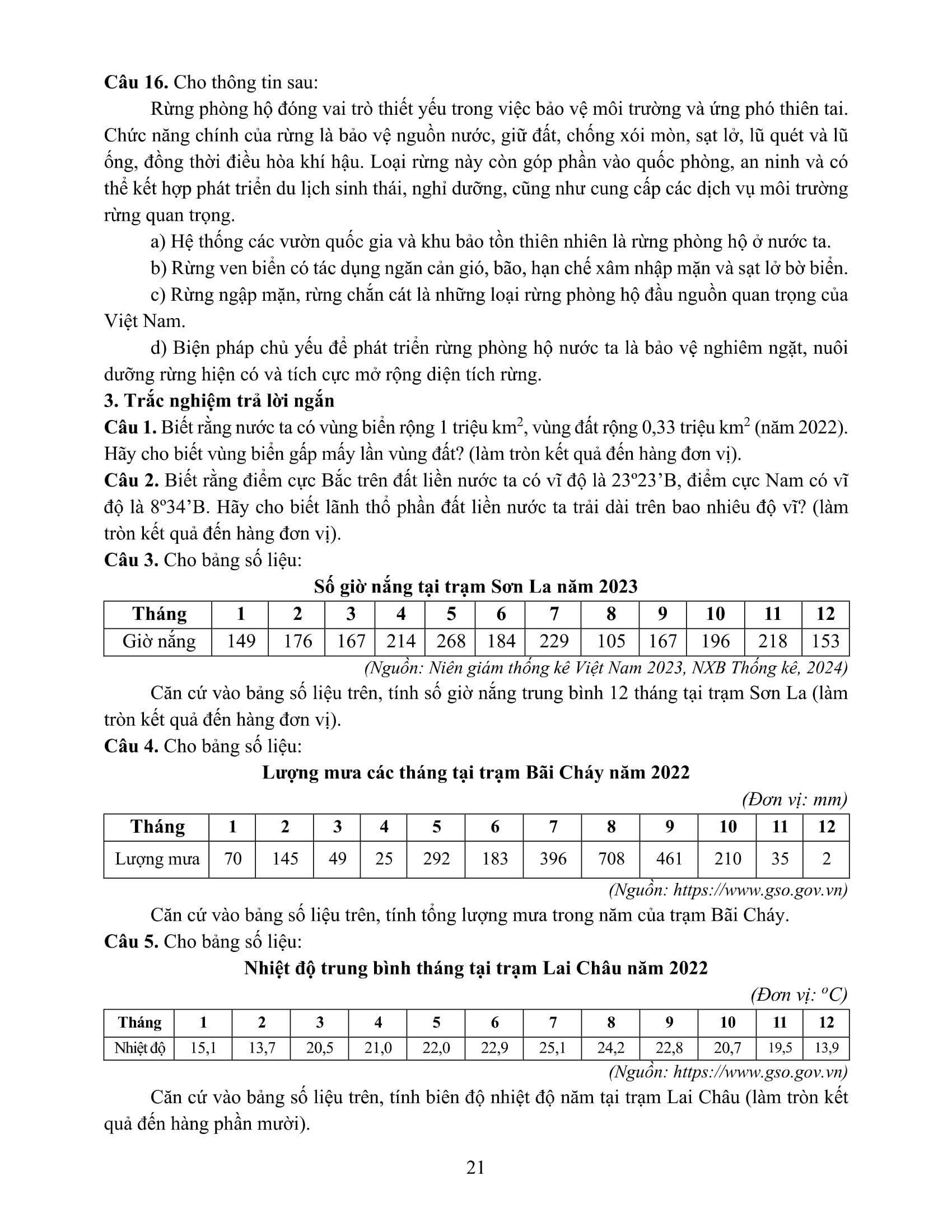 Sách - Ôn Luyện Thi Tốt Nghiệp THPT Theo Chương Trình GDPT Mới - Môn Địa Lí
