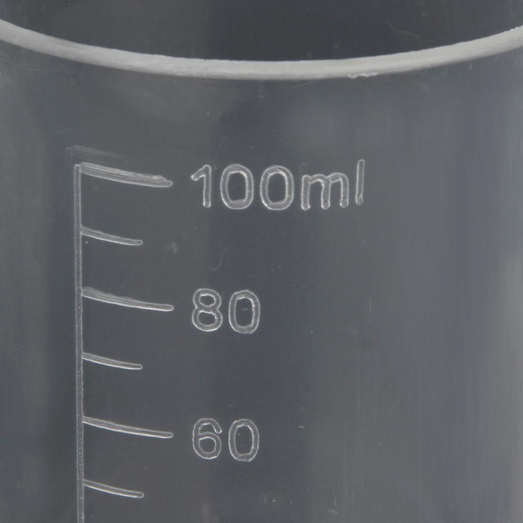 4Pcs 50/100/150/500ml Clear Kitchen Lab Graduated Beaker Measuring Cup
