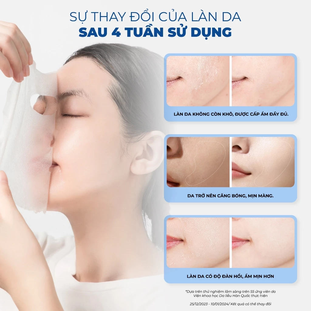 COMBO 10 MẶT NẠ CẤP ẨM ĐA TẦNG, CĂNG BÓNG DA BNBG PDRN HYDRATING SKINBOOSTER MASK 30MLX10