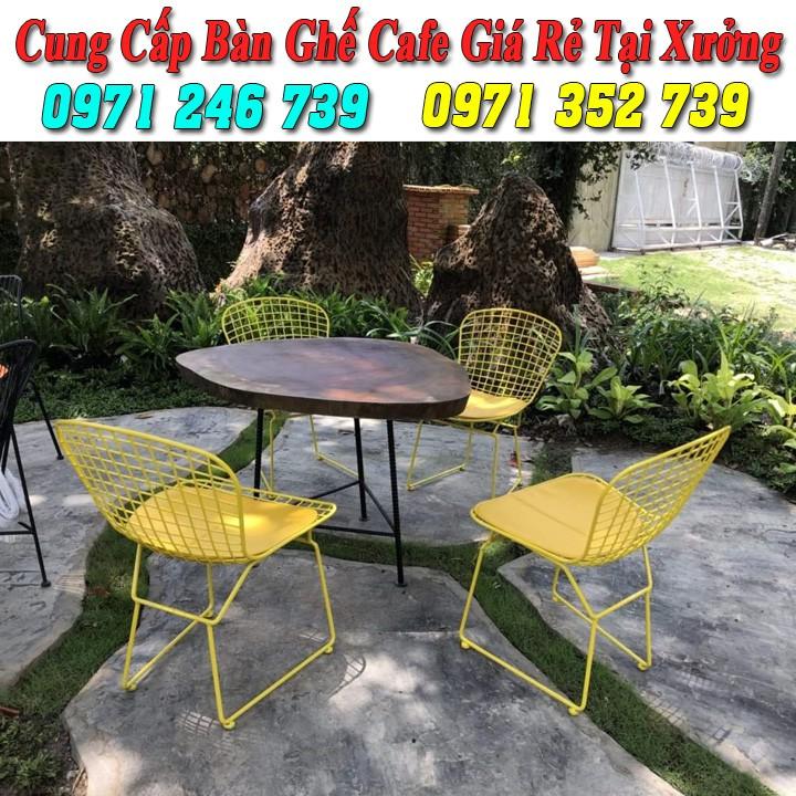 Ghế sắt cafe ngoài trời