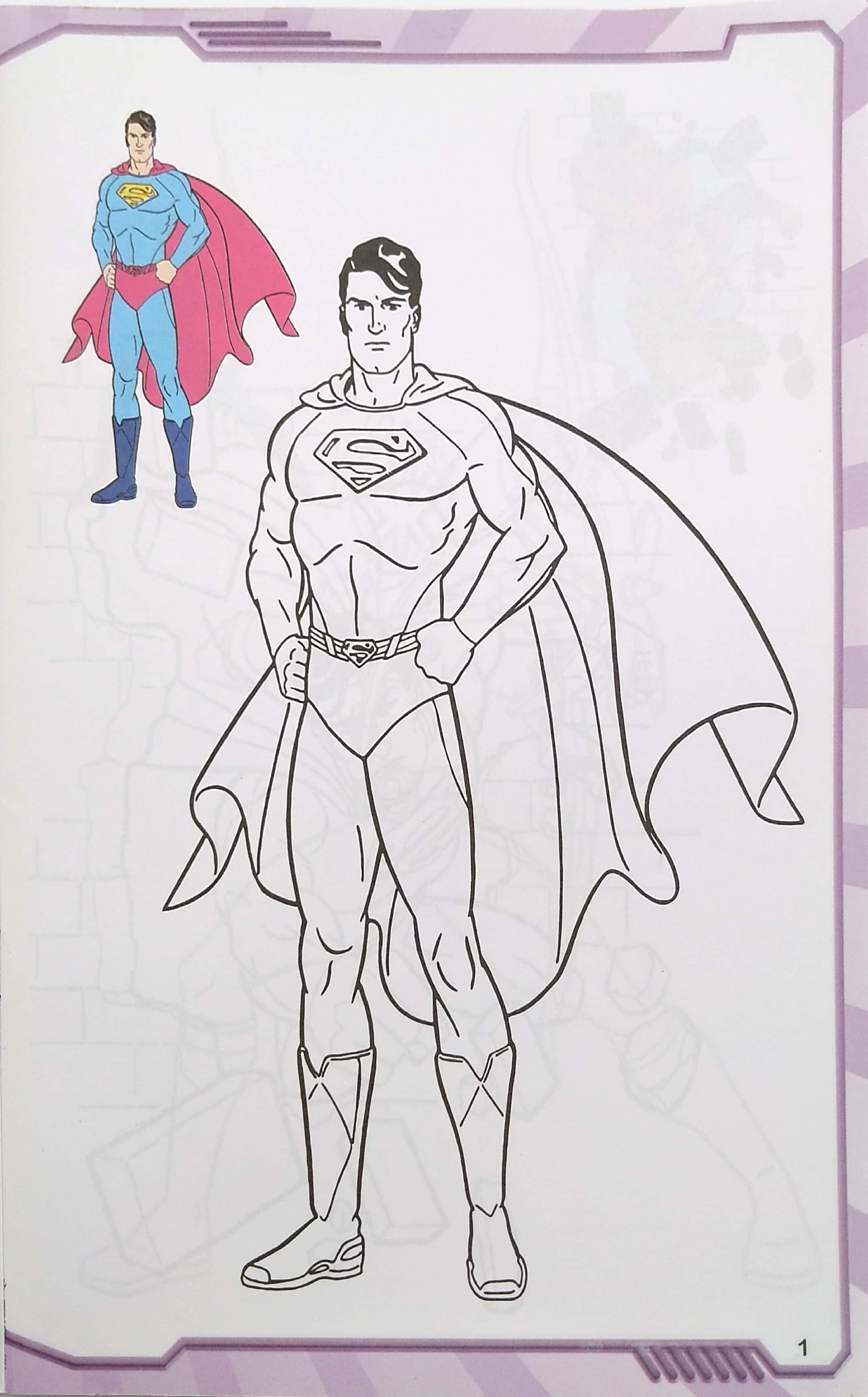Tô Màu Siêu Nhân Superman Quyển 3