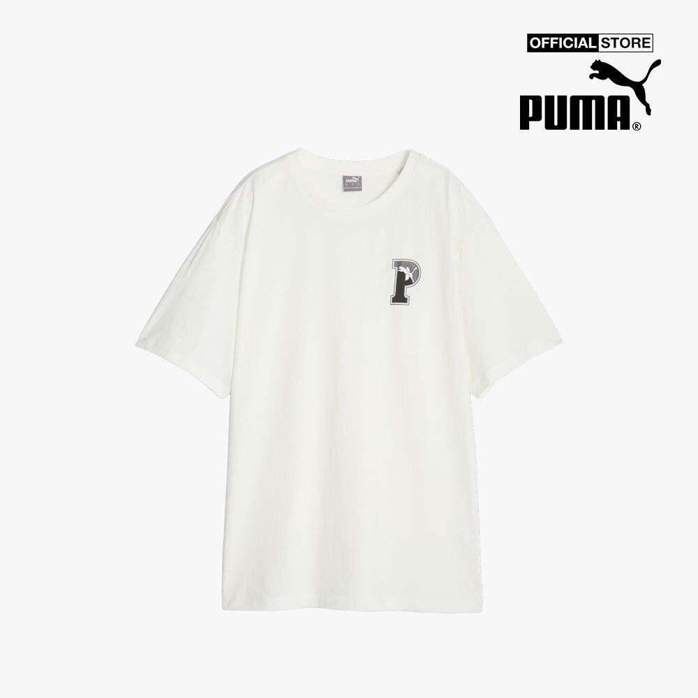 PUMA - Áo thun nữ cổ tròn tay ngắn SQUAD 621487