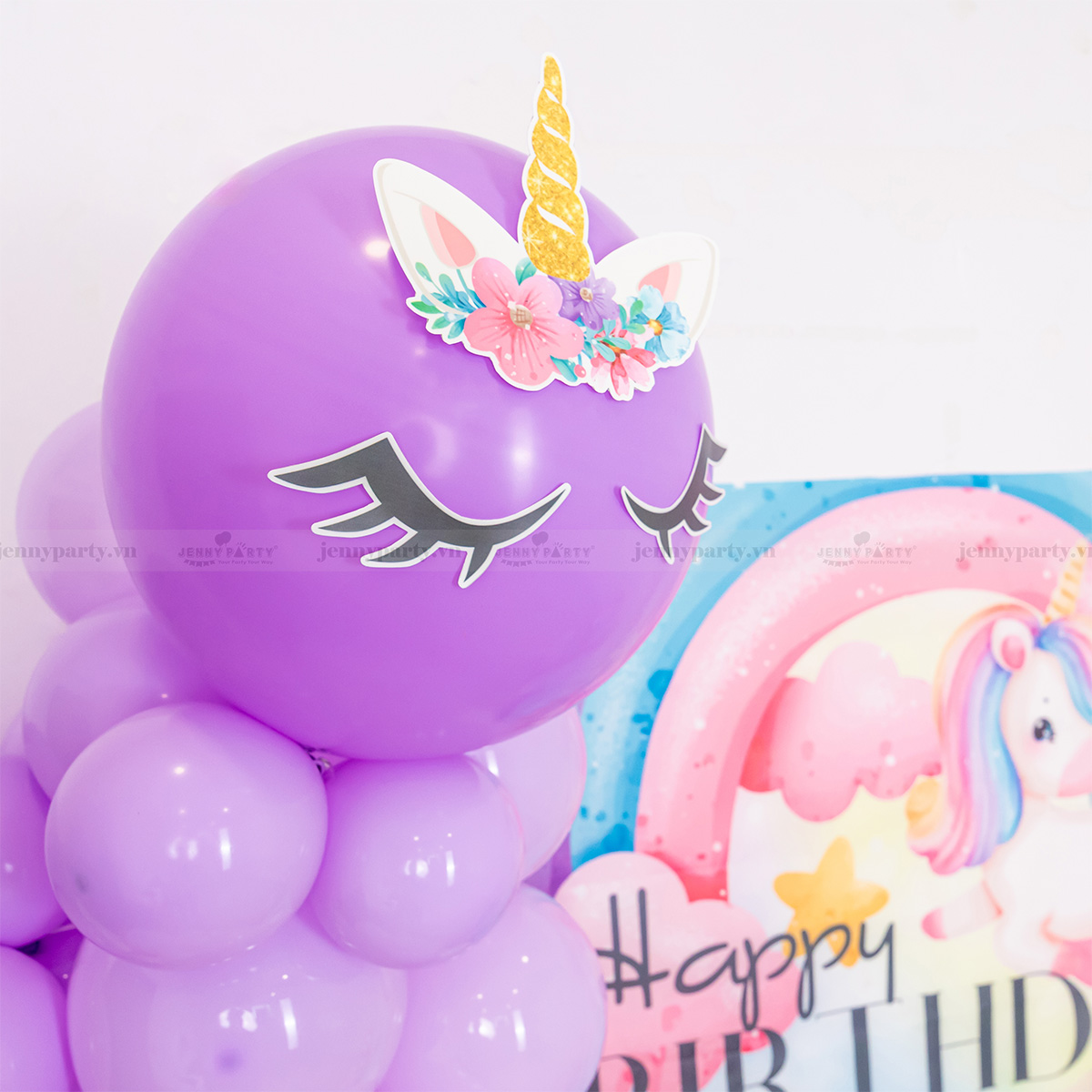 Set Trang Trí Sinh Nhật Cho Bé - Unicorn