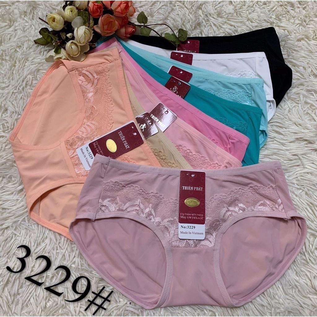 Combo 10 quần lót phối ren thun lạnh cao cấp