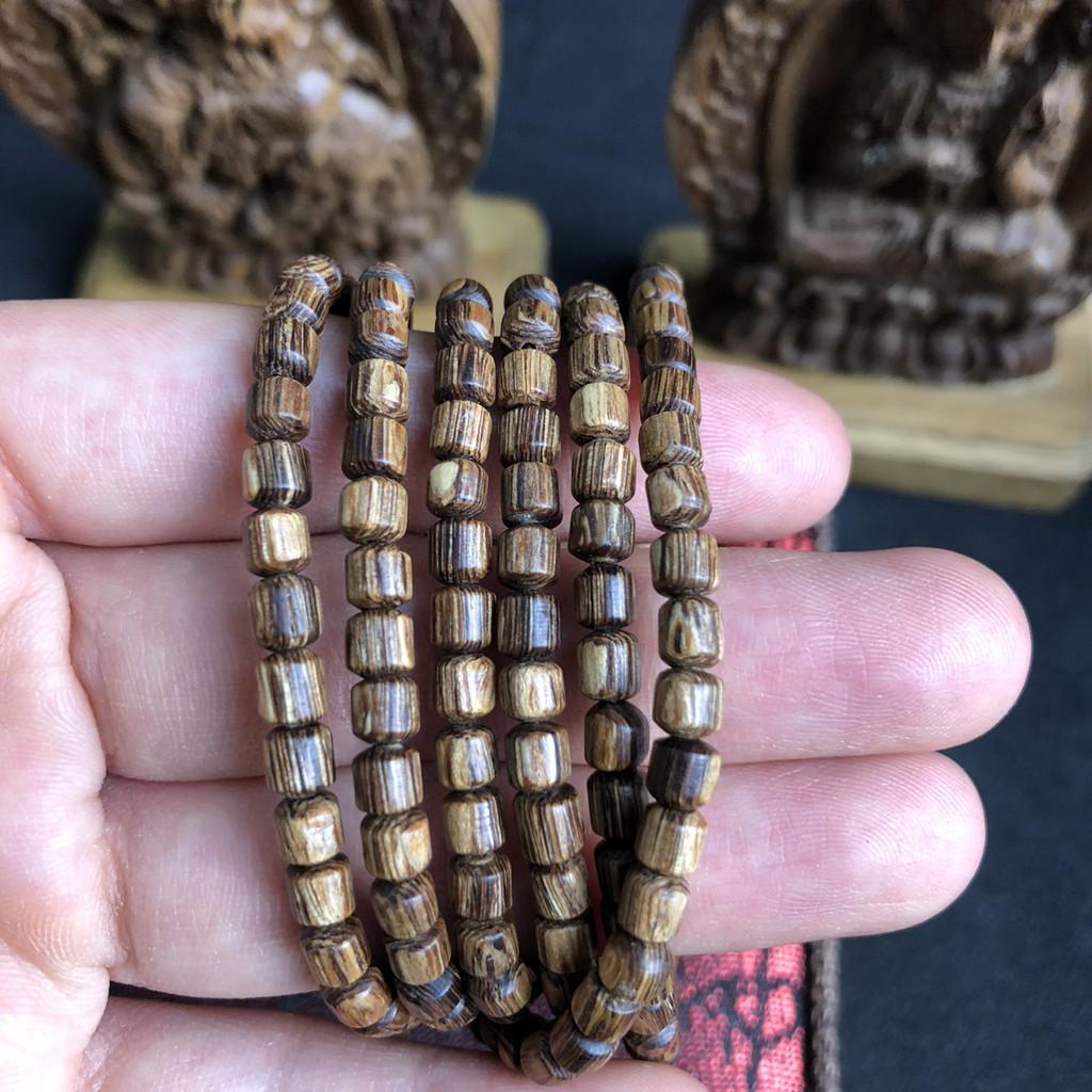 VÒNG TAY TRẦM HƯƠNG HẠT TRÚC 4LY 216 HẠT - MÃI- NHẤT LỘC - LINH MỘC HƯƠNG