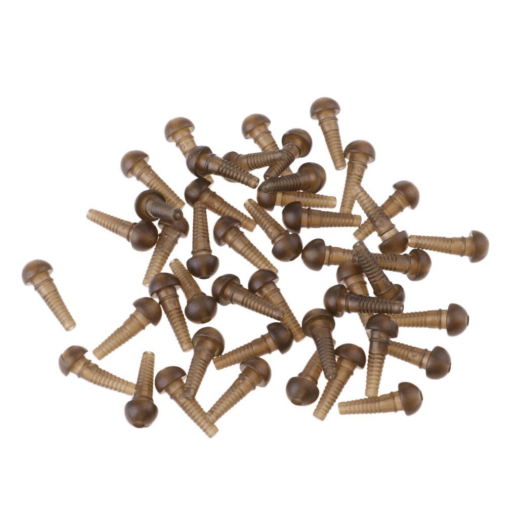 50pcs Terminal Tackle Carp Fishing Tackle Kit Rubbers Tubes Cones
