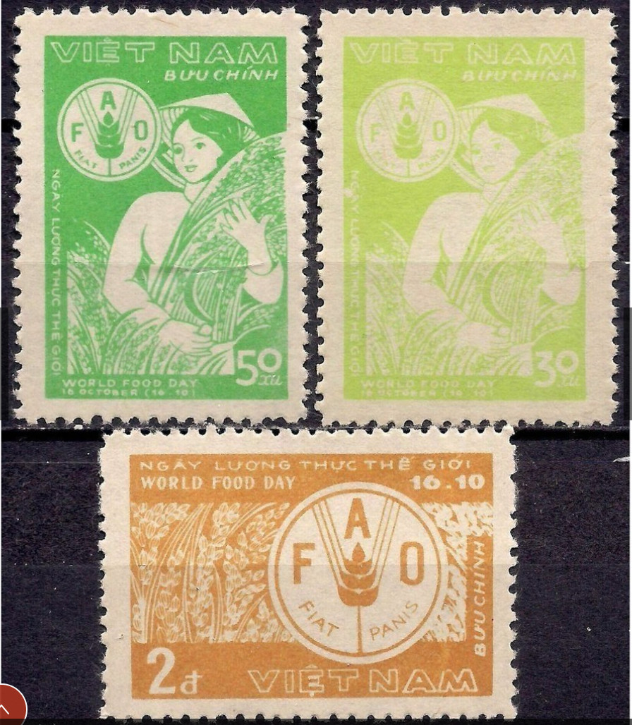 Tem sưu tầm mã 386 Tem Việt Nam Ngày Lương Thực Thế Giới 1982