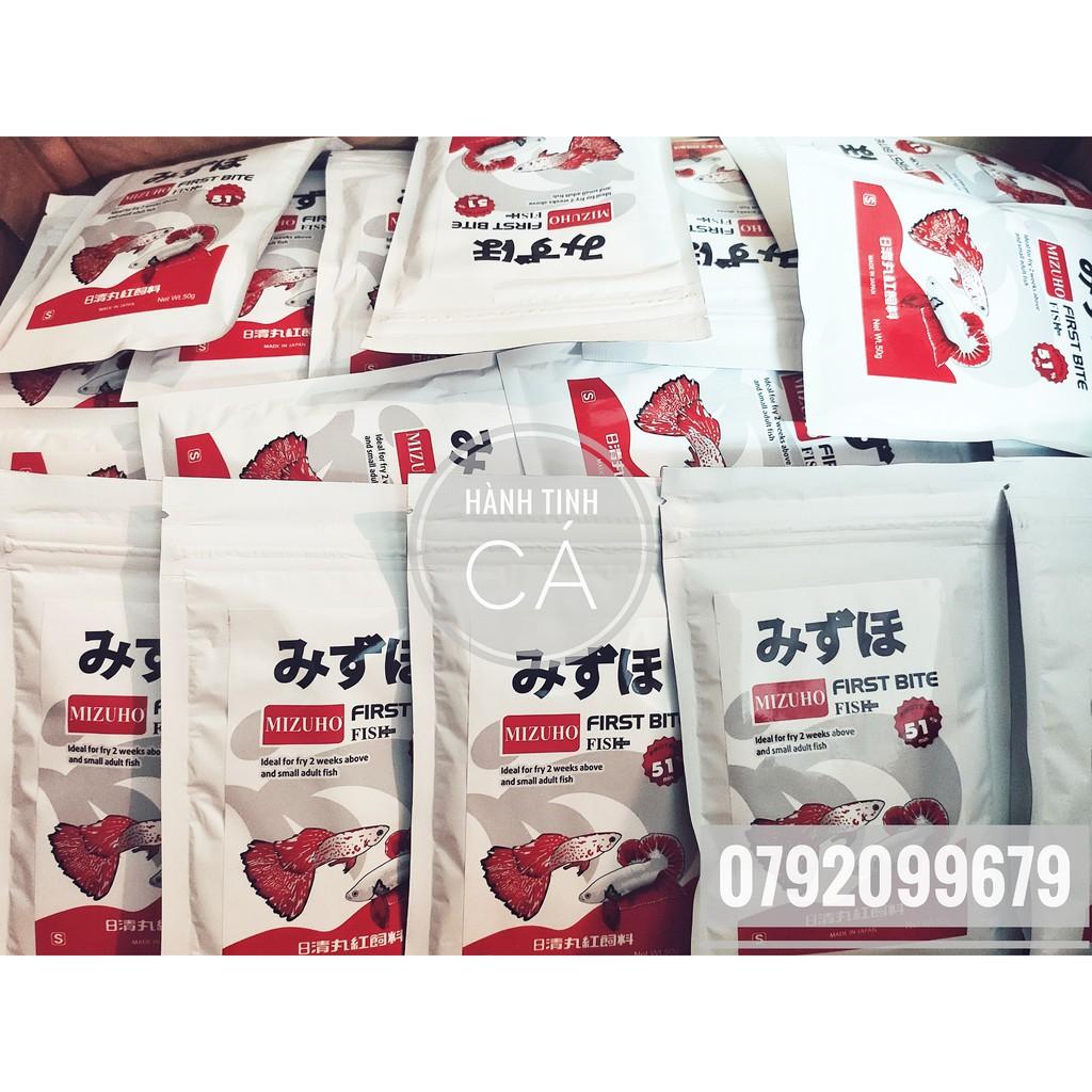 Cám Nhật MIZUHO FIRST BITE, thức ăn SIÊU ĐẠM cho Guppy/Betta/Cá Mún nhỏ - KHÔNG GÂY ĐỤC NƯỚC