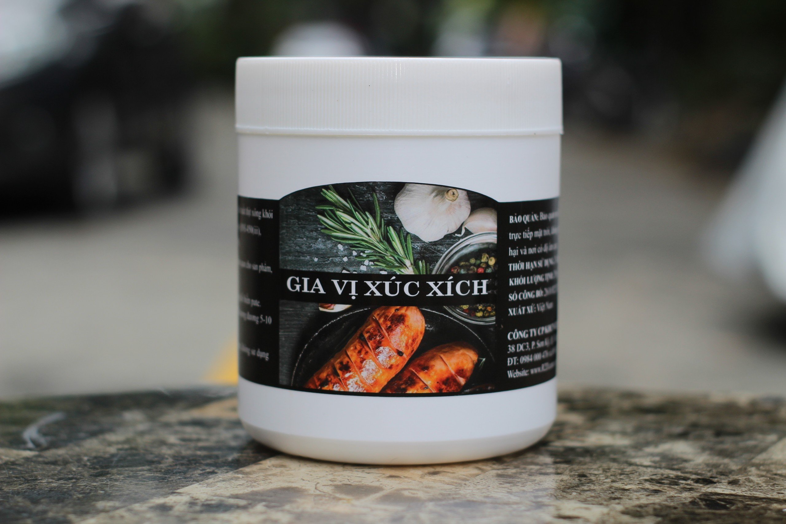 Gia vị chế biến Xúc Xích hộp 1 Kg chính hãng R2D