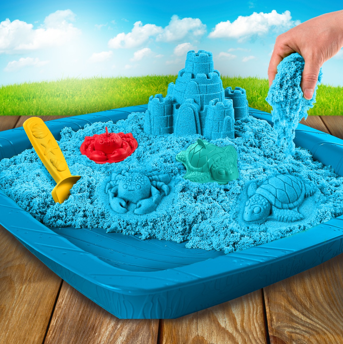 Đồ Chơi KINETIC SAND Bộ Cát, Dụng Cụ Và Khay Chơi Cát 6024397