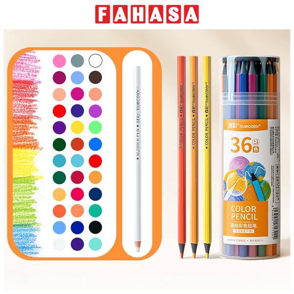 Hộp 36 Bút Chì Màu Tẩy Được - Truecolor ZCP-933C