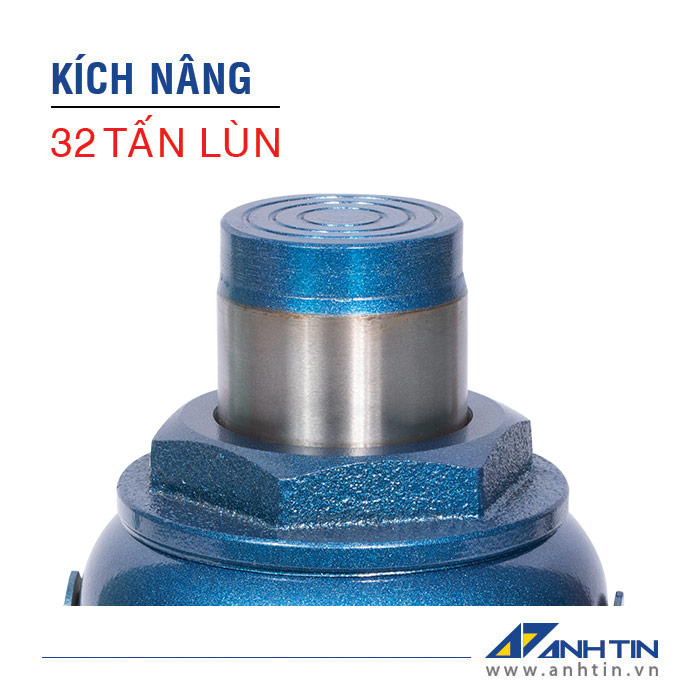 Con đội 32 tấn lùn | Kích nâng xe ô tô xe tải | Kích thủy lực | 32 tấn lùn | Chiều cao nâng 115mm