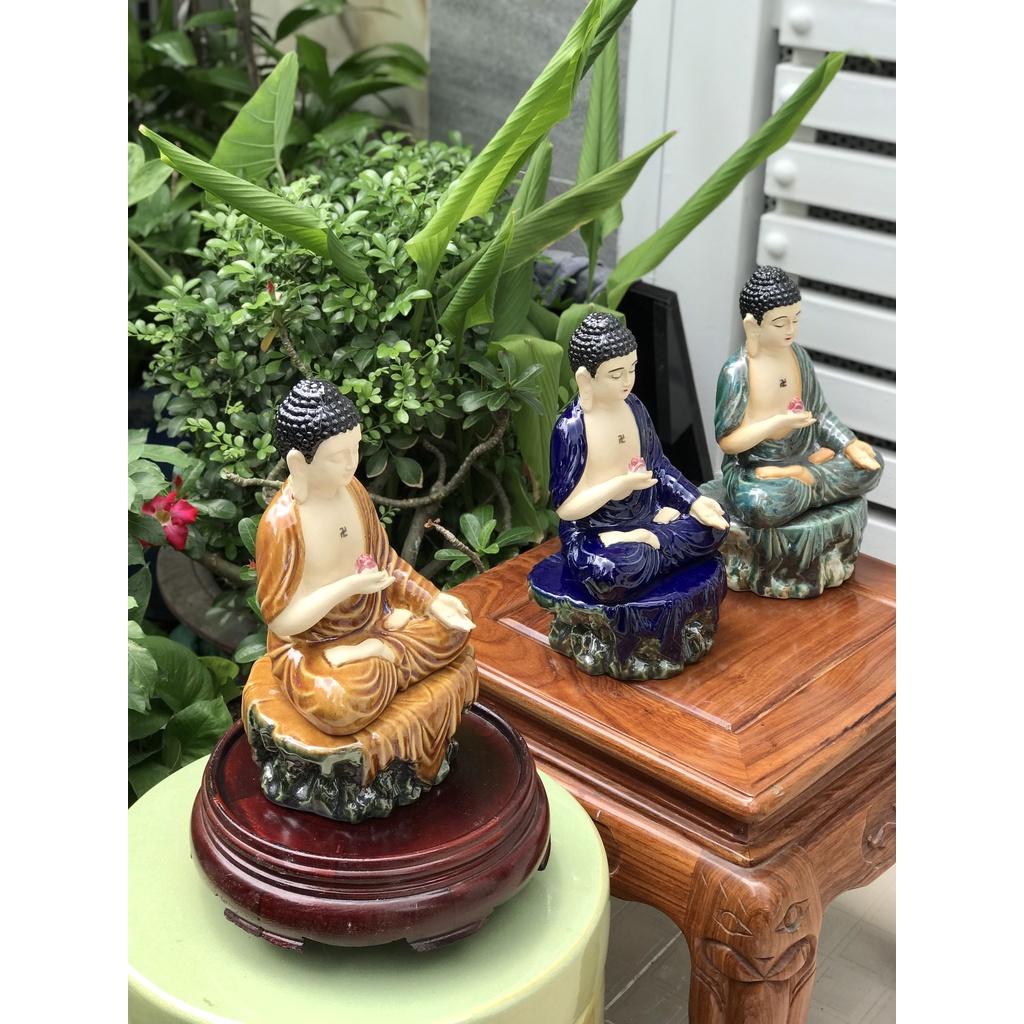 Tượng Phật Gốm Sứ Thủ Công Nam Bộ Trang Trí Decor