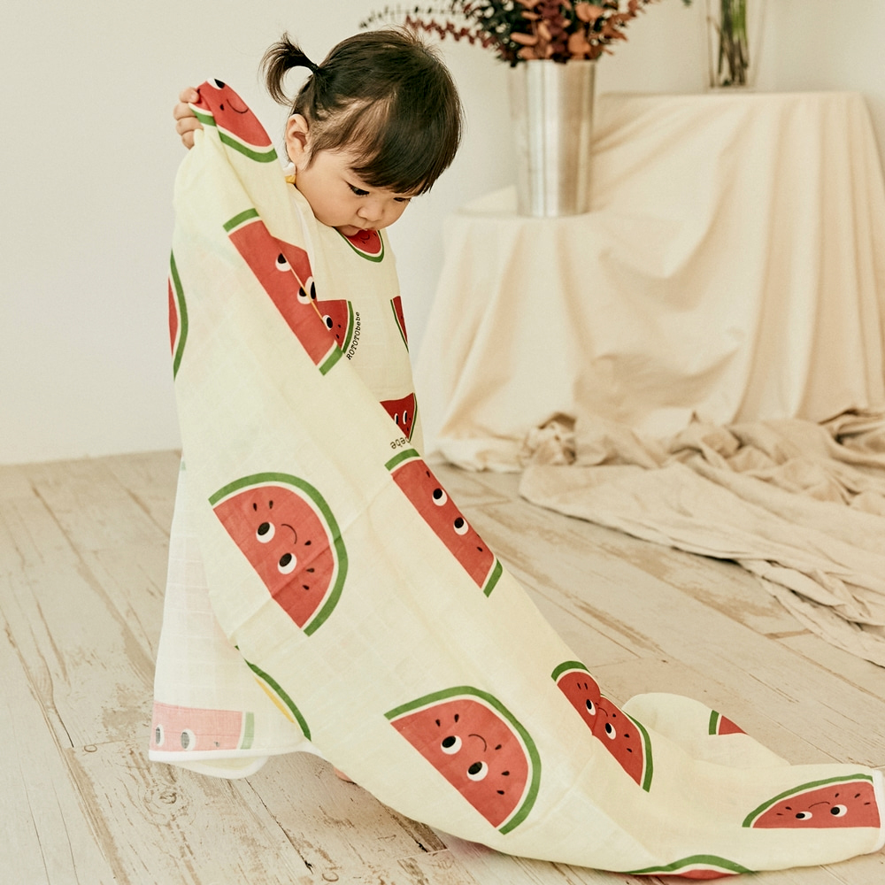 Chăn xô mùa hè cho bé và trẻ nhỏ Rototo Bebe Hàn Quốc kích thước 90x120cm thoáng khí, thấm hút mồ hôi tốt
