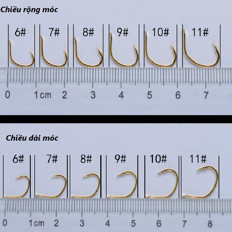 Lưỡi Câu Cá Mạ Vàng Super Sharp SLC-11 - Siêu Cứng Chuyên Câu Đài,Câu Đơn - Sanami Fishin Store