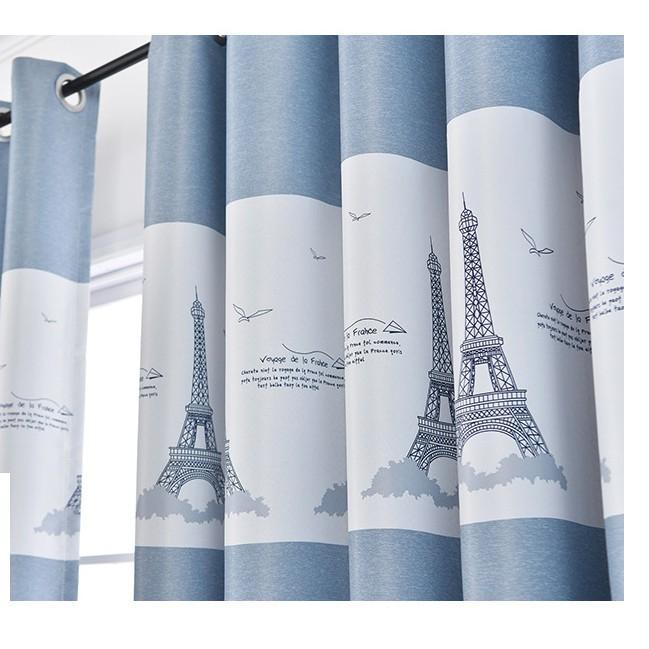 Rèm treo cửa hình tháp paris cao 2m nhiều kích thước