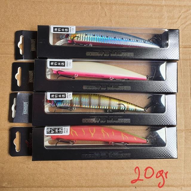 Mồi cá giả kingdom 13cm nặng 20g chuyên bắt cá chẽm , hồng , mú v.v mồi siêu nhậy y hình