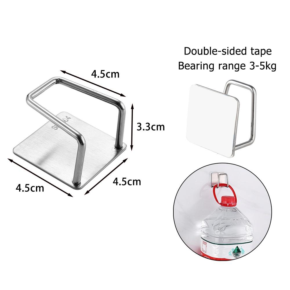 Kitchen Stainless Steel Sponges Holder Drain Drying Rack Self Adhesive Sink Shelf Kitchen Accessories Storage Organizer Gadgets