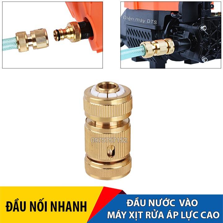 Bộ khớp nối nhanh đầu vào Đài Loan cho máy rửa xe áp lực cao, máy xịt rửa cao áp, máy rửa xe gia đình