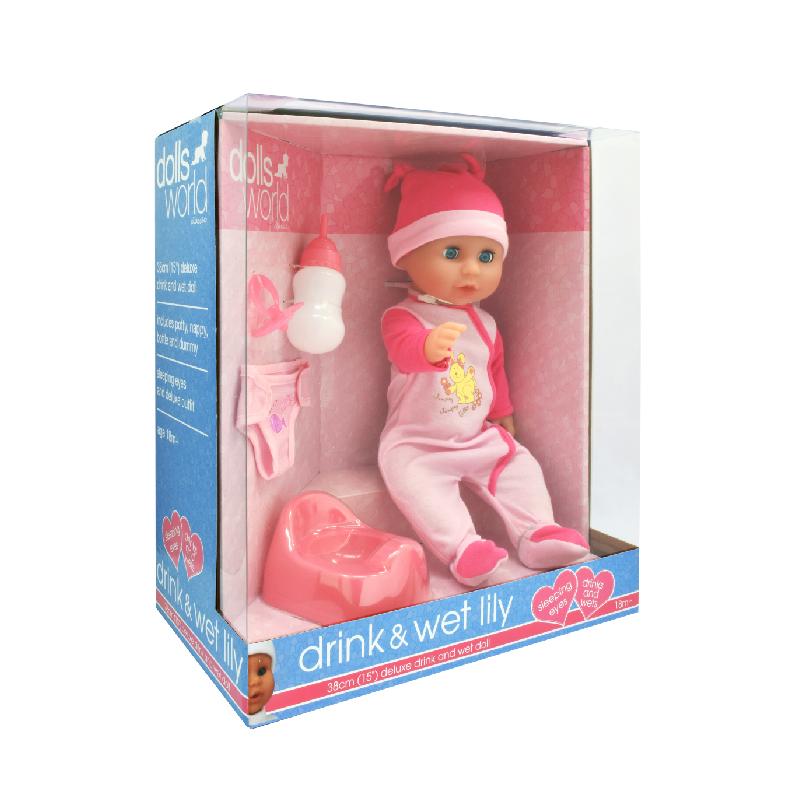 Đồ Chơi Bé Lily Tập Uống Nước Và Đi Bô Dollsworld DW60240