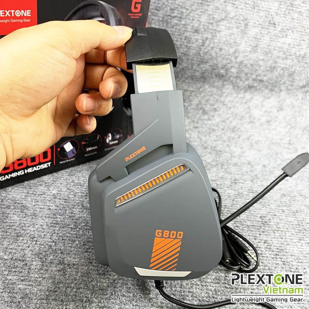Tai nghe Gaming Chụp Tai Plextone G800 có Mic hỗ trợ chơi game PUBG COD- Hàng chính hãng