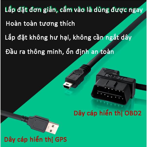 Thiết bị hiển thị tốc độ trên kính lái ô tô HUD FULL OPTION OBD2 - ShopToro - AsiaMart