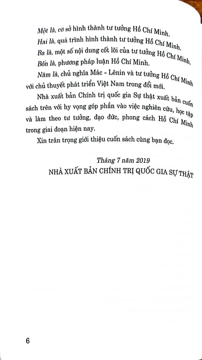 Tư tưởng Hồ Chí Minh: Sự vận dụng sáng tạo phép biện chứng duy vật, tinh hoa văn hóa dân tộc và nhân loại vào thực tiễn cách mạng Việt Nam