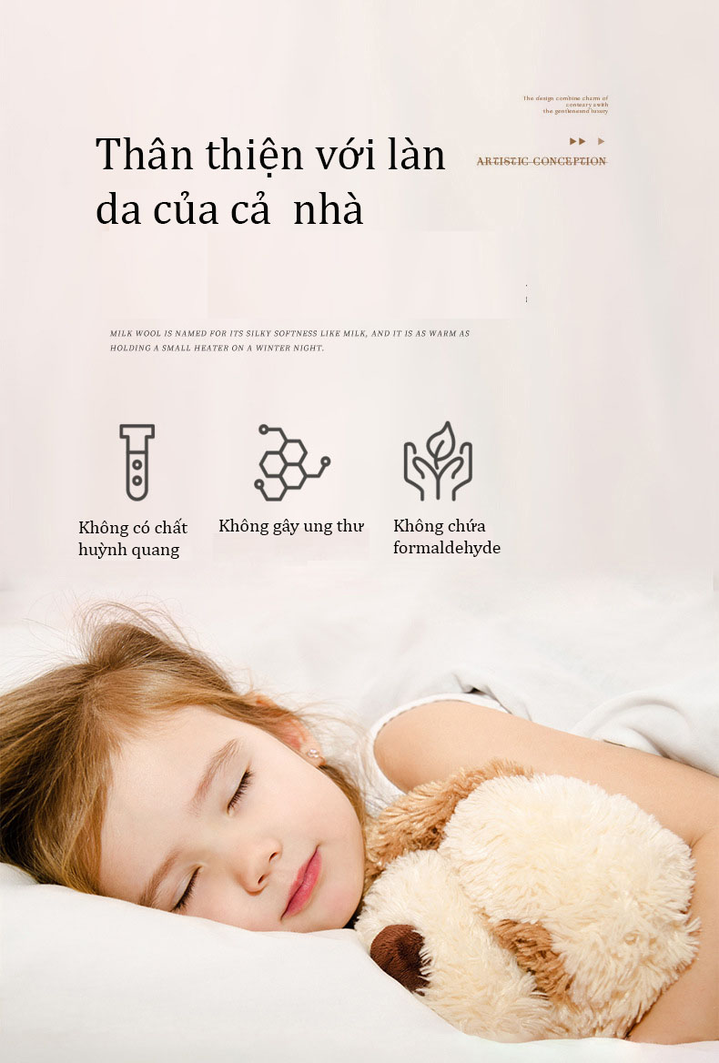 Chăn mỏng mùa thu đông mát mẻ chất liệu 100% cotton nguyên chất mềm mại