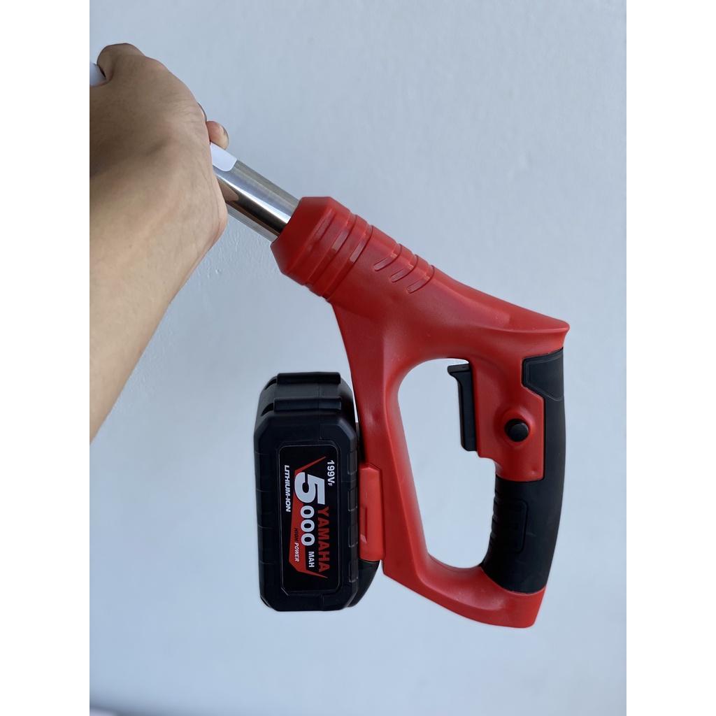 Máy cắt cỏ cầm tay dùng pin YAMAHA , LÕI ĐỒNG 100 %Tặng kèm 8 lưỡi cắt