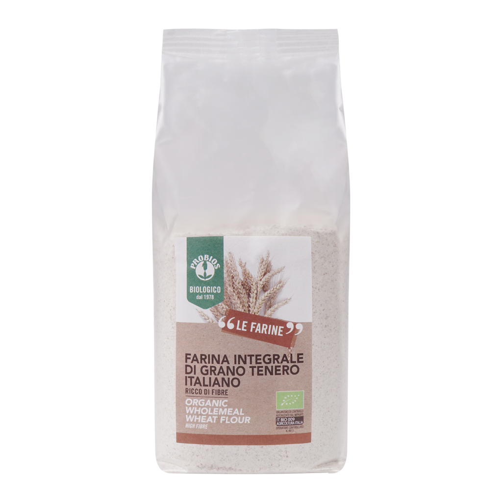 Bột mì nguyên cám hữu cơ 1kg ProBios Organic WholeMeal Wheat Flour