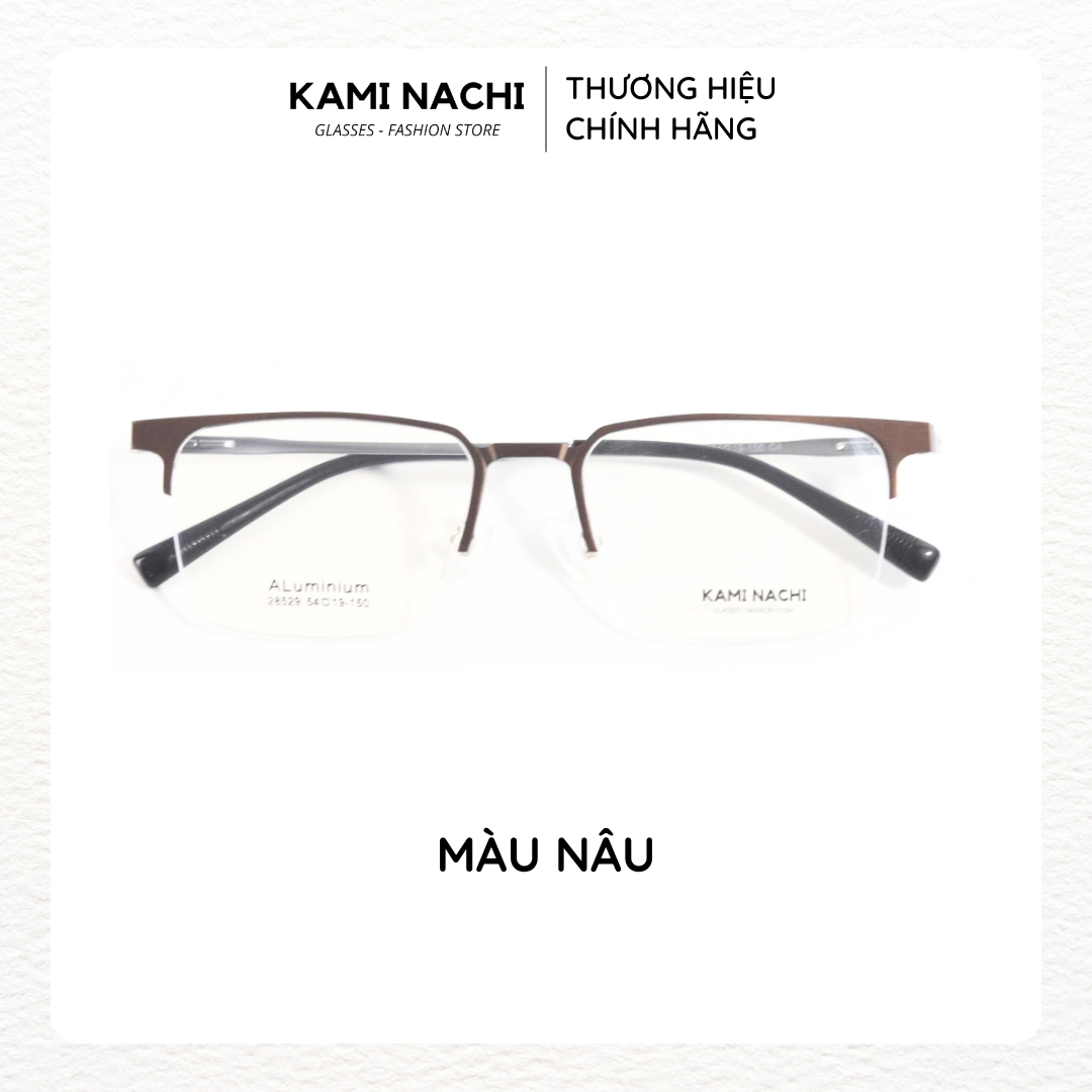 Gọng kính The Business Man phiên bản Super Alpha chất liệu Aluminum KAMI NACHI mã 28529