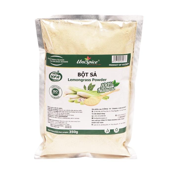 Bột Sả UniSpice (Túi 350gr)- Bột sả xay mịn nguyên chất 100%