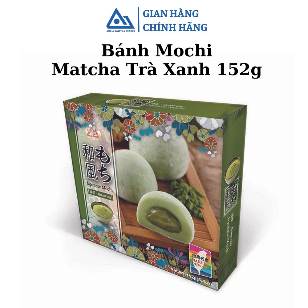 Bánh mochi Đài Loan Royal Family vị matcha trà xanh 152g- Hộp 4 bánh An Gia Sweets &amp; Snacks