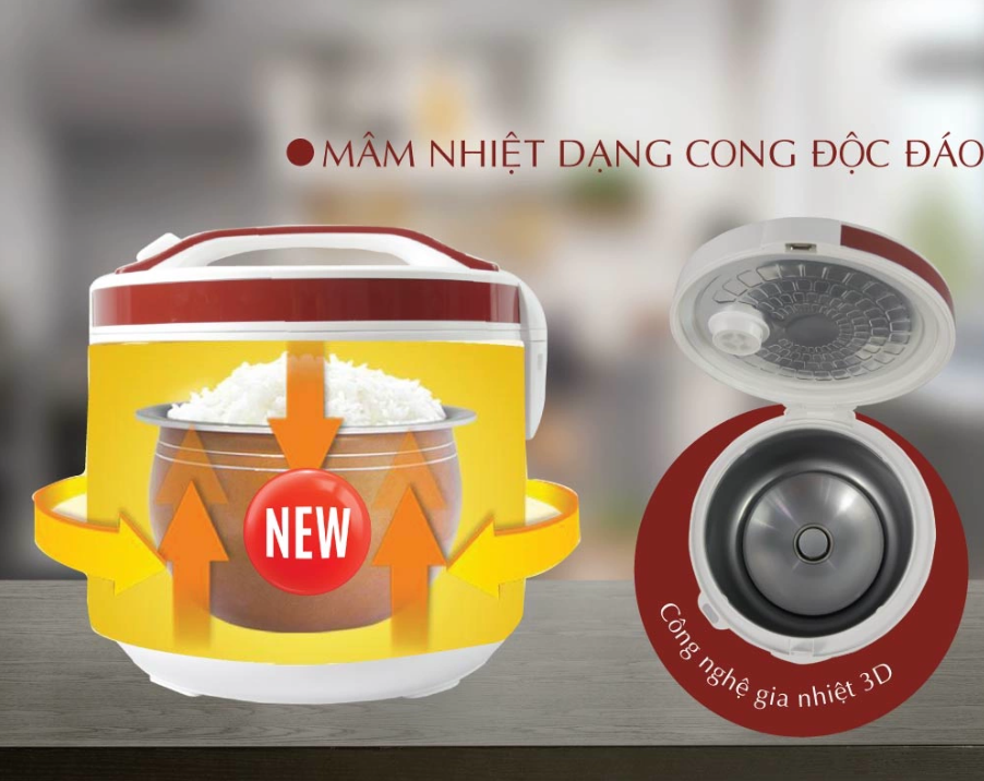 Nồi Cơm Điện Lòng Niêu MAGIC KOREA A-87 Đa Năng Dung Tích 1.2L Công Suất 650W - Hàng Chính Hãng