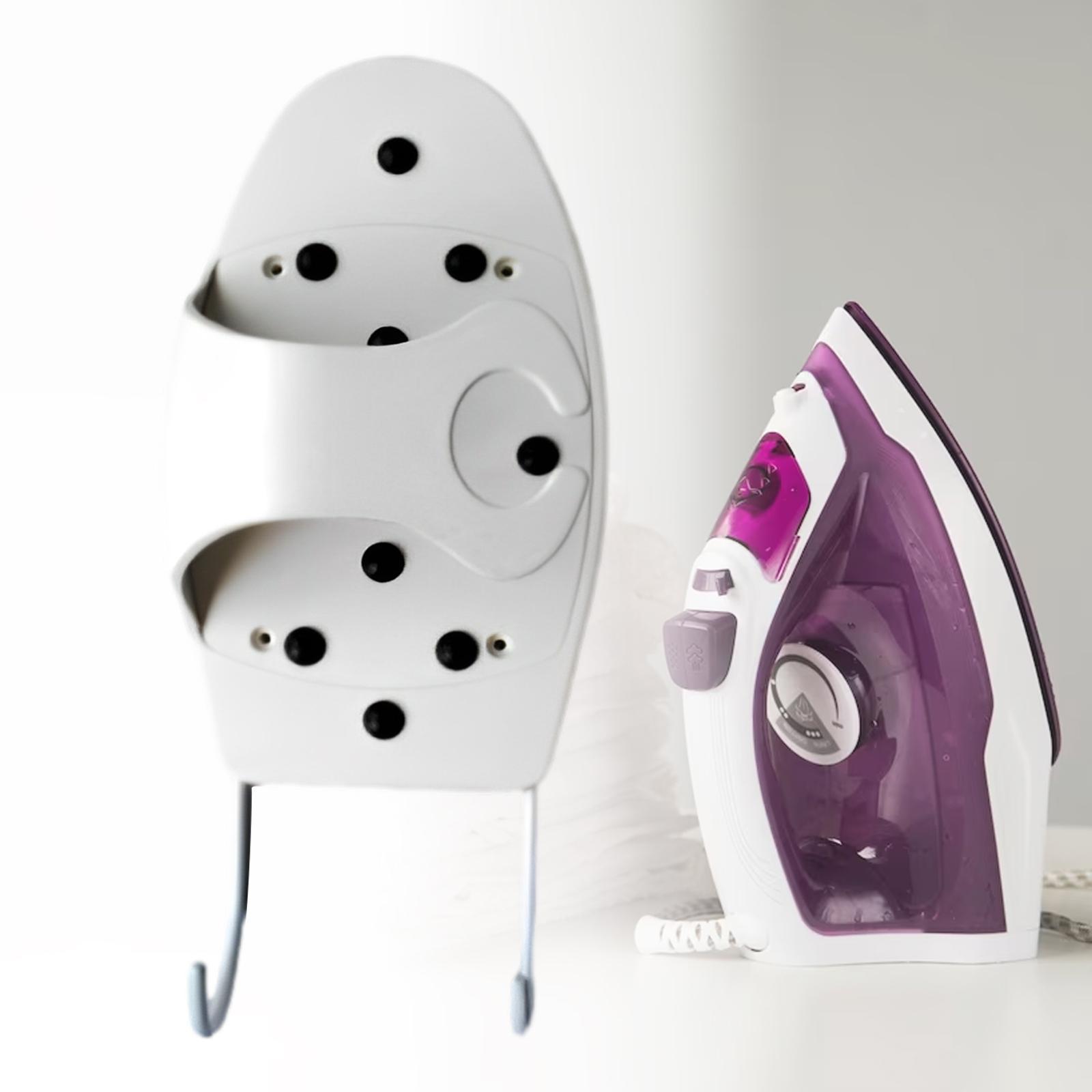 Ironing Board Holder Easy to Install Iron Hanger for Bathroom Laundry Room