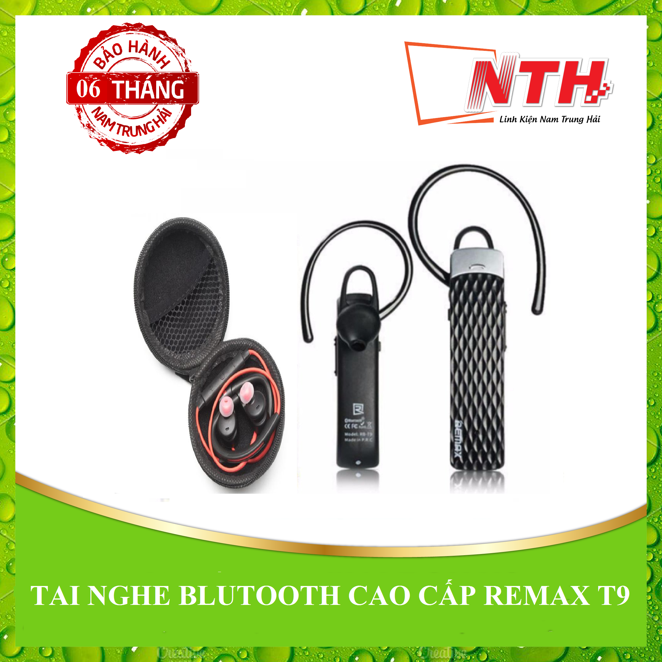 Tai nghe bluetooth Remax RB-T9 - Hàng chính hãng